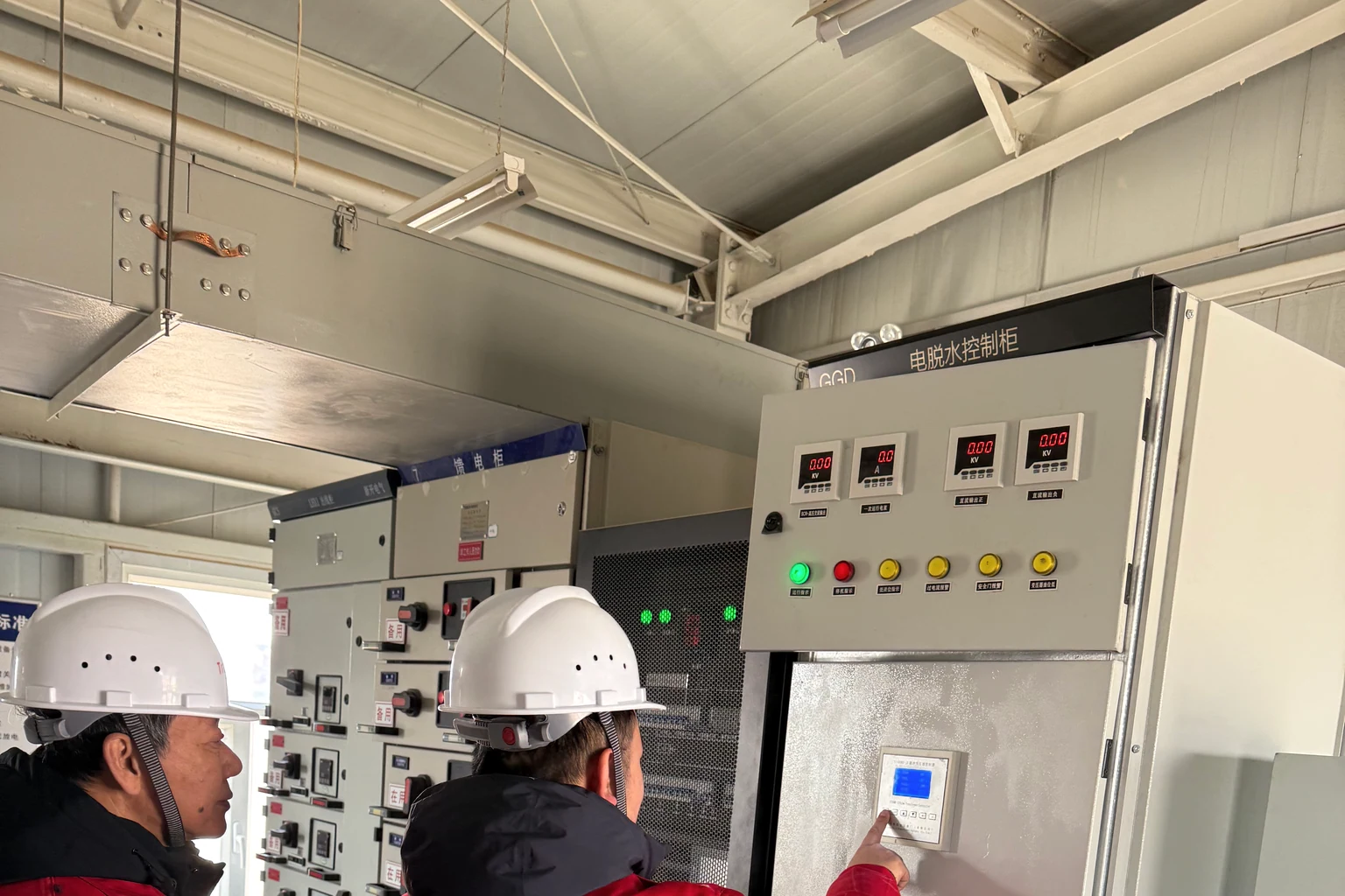Transformer control panel equipment reference