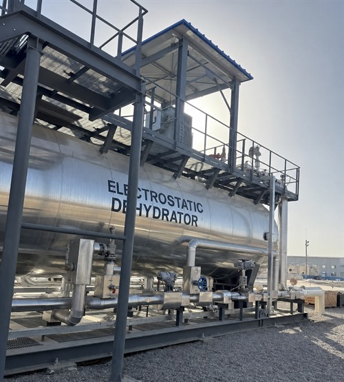 Crude Oil Electrostatic Dehydrator